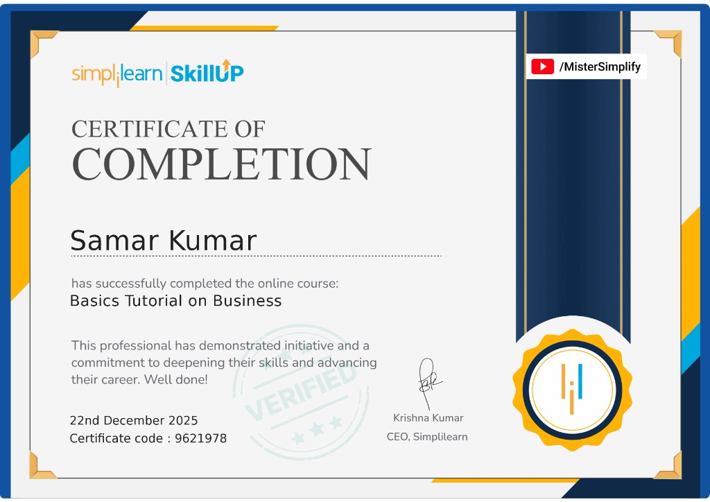 Basics Tutorial on Business