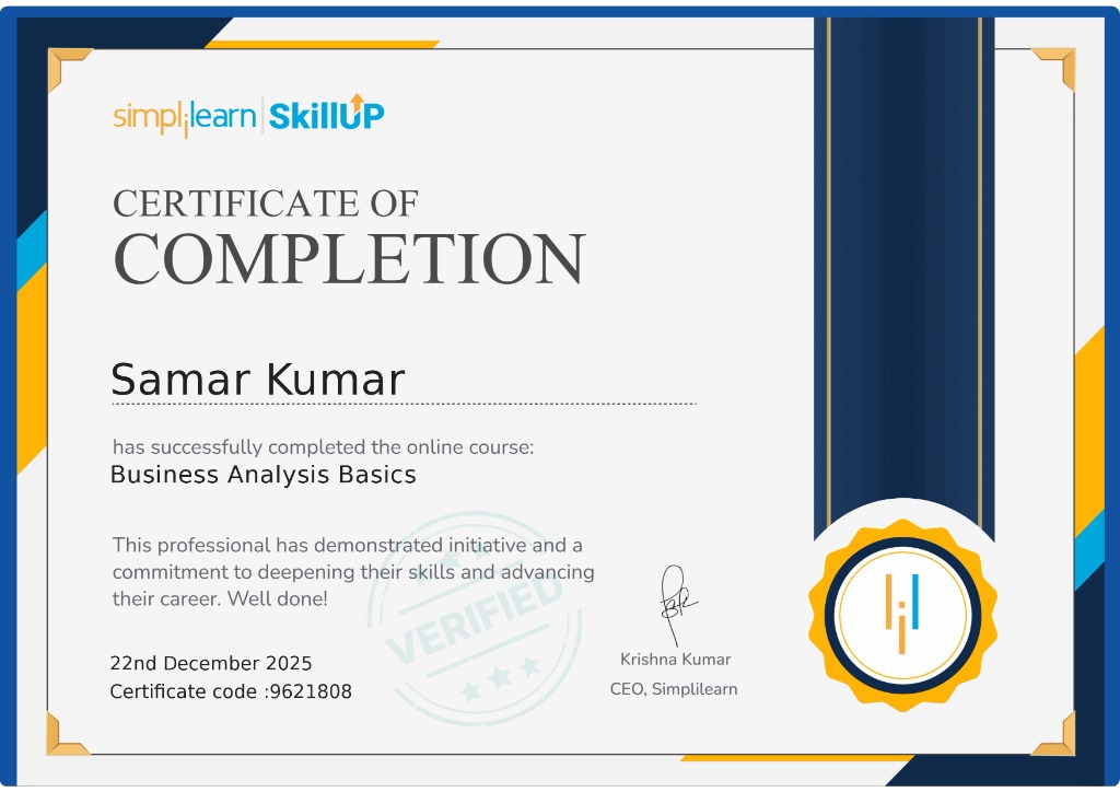 Business Analysis Basics