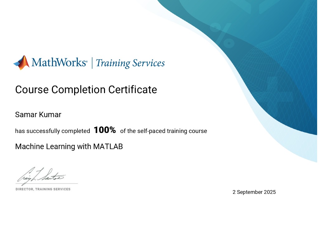 Machine Learning with MATLAB